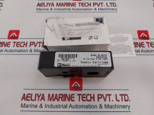 Panduit Supply Cartridge - Ls5-533 - Black On White New