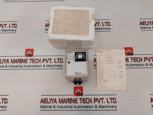 Omron Tateisi Sao-s Current Sensor 24Vdc 1-160A 50/60Hz 2A 200Vac