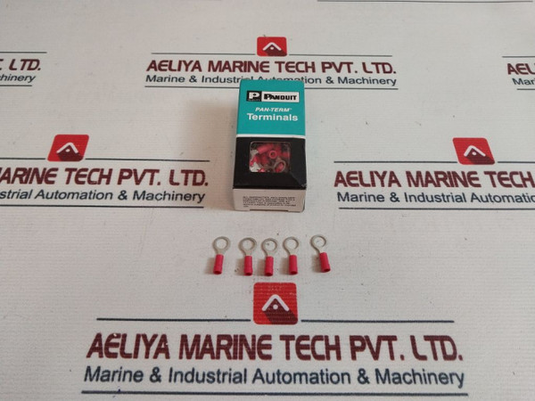 Lot Of 50X Panduit Pv18-56R-c Stud 5/16 Ring Terminal New