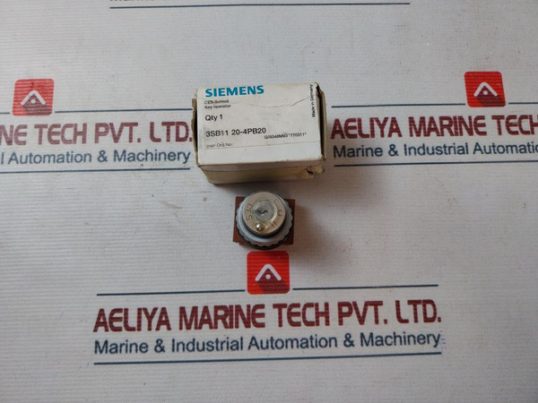 Siemens 3Sb11 20-4Pb20 Ces Lock Key Operator