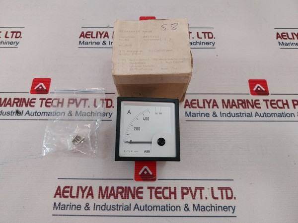 Abb 500/1A Analog Ammeter Swe0005800022 Class 1,5