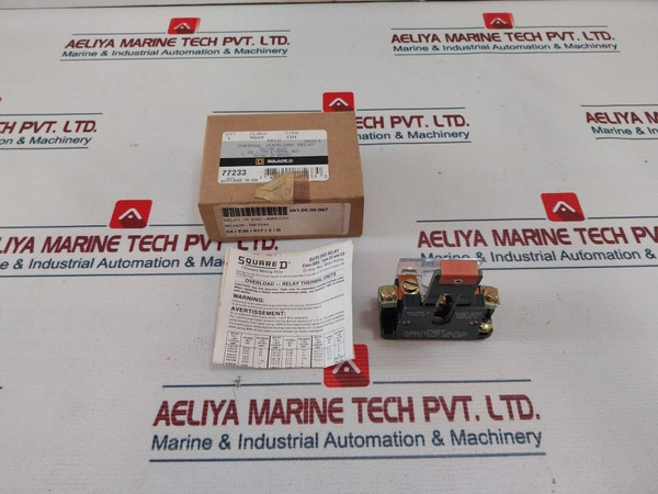 Square D 9065-co1 Thermal Overload Relay 25 Amperes 600V