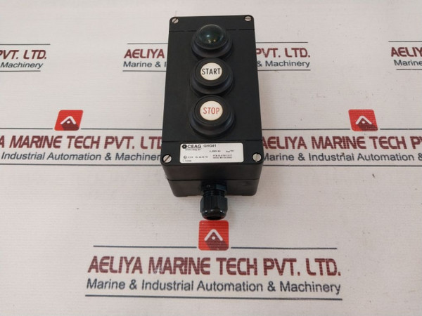 Push Button Station Ceag Ghg41 - Green Lens