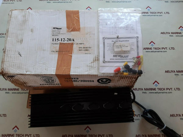 Newmar 12V 20A Regulated DC Power Supply - Made in USA