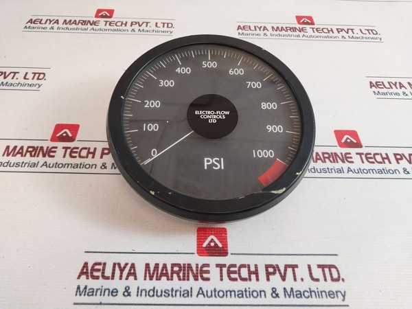Electro-flow Controls M258/0-1/0-1000/O/Psi Analogue Gauge 0-1000 Psi