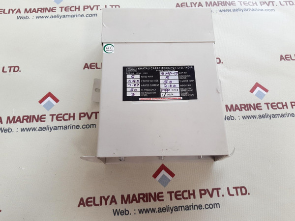 Khatau power capacitor 6mp-17 India Pvt Ltd.