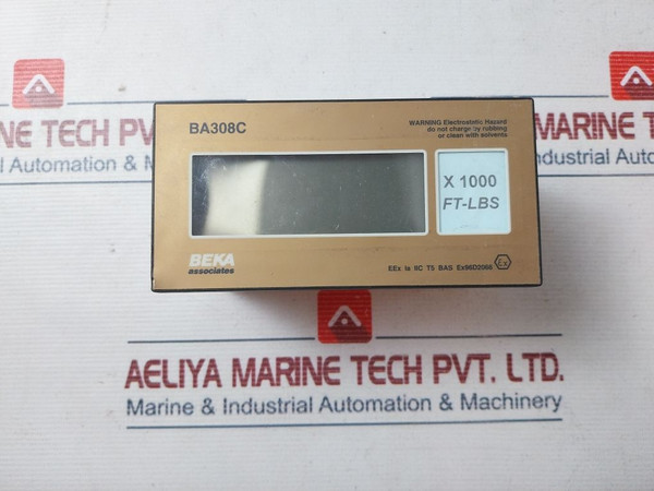 Beka Ba308C 3 1/2 Digit Indicator Bas Ex96D2066