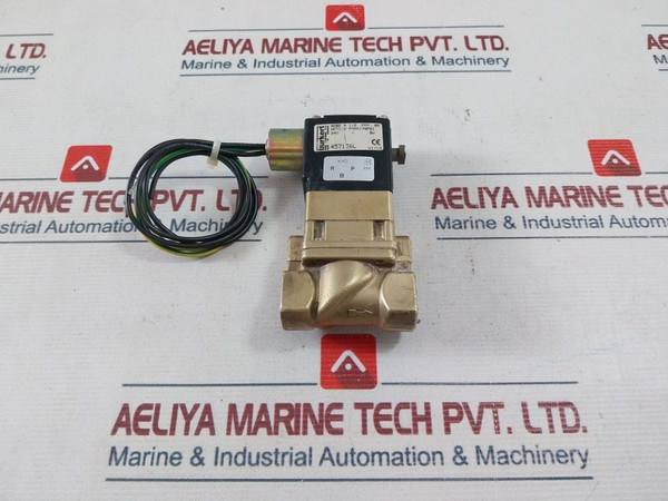Burkert 0282 A 1/2 Fpm Br Solenoid Valve W1Yus