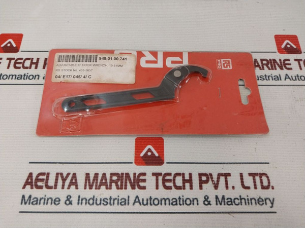 Adjustable ‘C’ Hook Wrench Rs Pro 828-0239