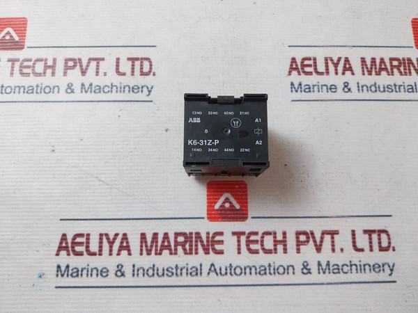 Abb K6-31Z-p Mini Contactor Relay 5A 600 Vac