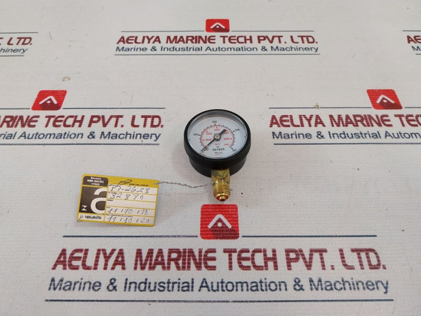 Unitor En562 Oxygen Regulator Gauge 0-400 Bar