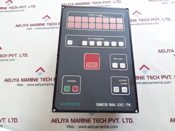 Siemens simos ima 32c-tk panel fs3083-3ag00, 24v-dc, 1.8 kg