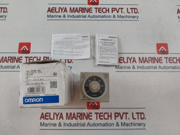 Omron H3Cr-h8L Power Off Delay Timer H3Cr-h 0-0.6 Min
