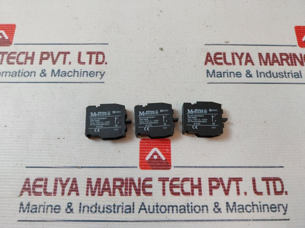 Lot Of 5X Klockner Moeller Ek01C Contact Block 230/400/500V