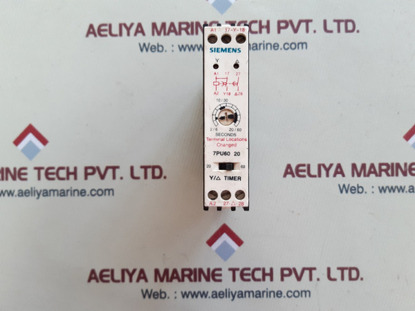 Siemens time delay relay 7pu60 20 snt2 voltage 380/440v