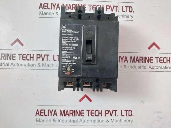 Westinghouse Mcp431550Rc 3-pole Motor Circuit Protector 600Vac