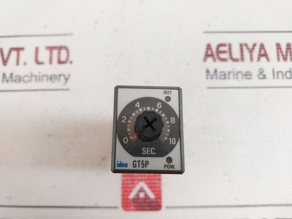 Idec Gt5P-n Electronic Timer 0-10 Sec 100-120Vac