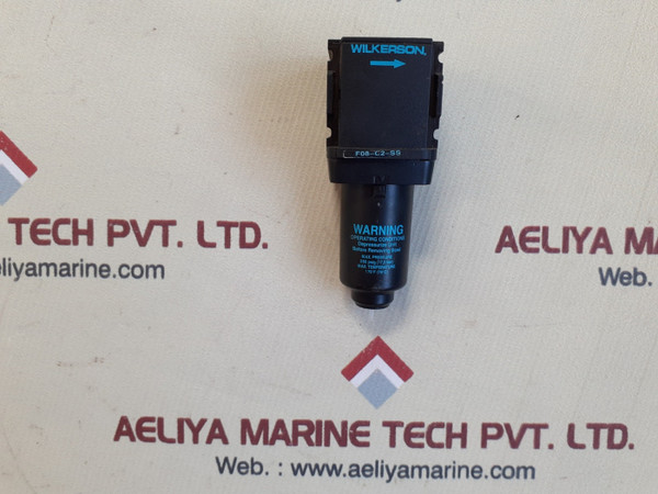 Wilkerson Filter with 250 psig Pressure & 175'f Temperature