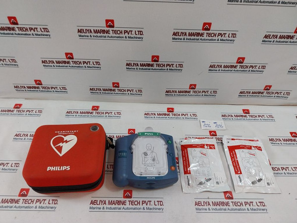 Philips Heartstart Hs1 Aed Defibrillator+Carry Case Automatic Heart Starter Kit