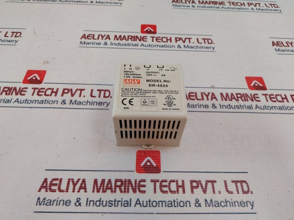 Mean Well Dr-4524 Din Rail Power Supply 100-240 Vac 50/60Hz