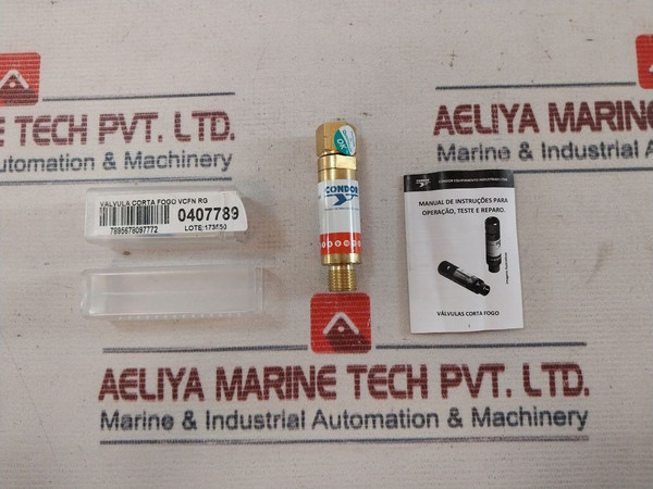 Condor Vcf-rg Fire Stop Valve Ac 1.5 Bar Glp 5.0 Bar