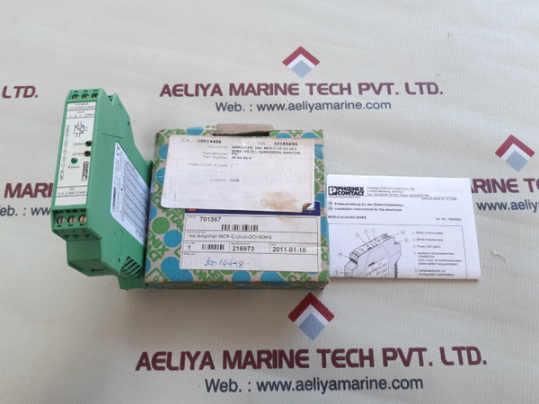Phoenix Contact Mcr-c-ui-ui-dci-soks Signal Conditioner 50Hz