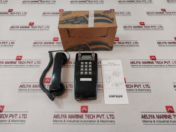 Wall Mounted Corded Telephone Cortelco 255400-vba-20M