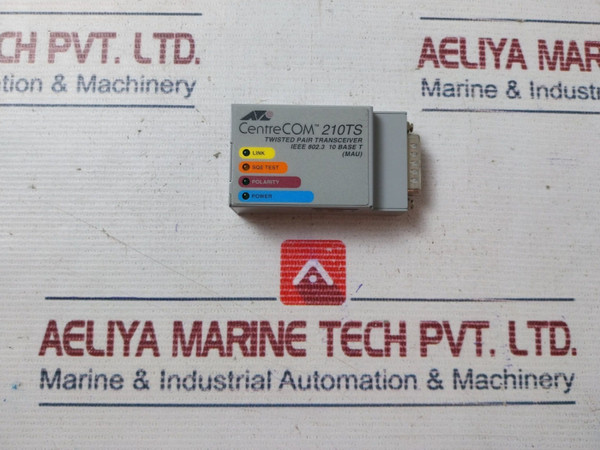Twisted Pair Transceiver Centrecom At-210Ts Allied Telesyn