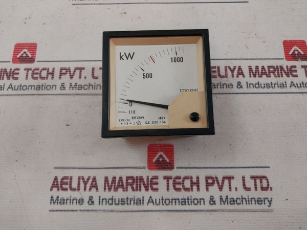 Panel Meter Toyo Keiki Erk-96 -110-0-1000 Kw