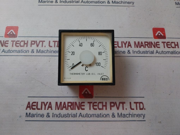 Man B & W 0-100C Thermometer 4-20Ma