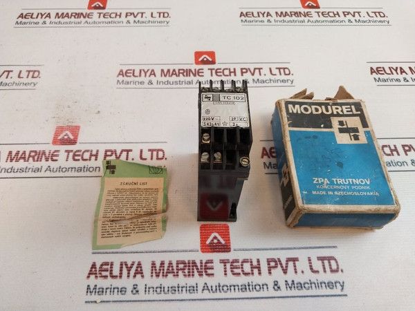 Zpa Trutnov Modurel Tc 102 Relay 220 Vac