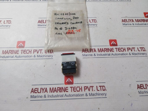 Eao 03-061.001 Red Lamp Holder Unit 60V/1,2W