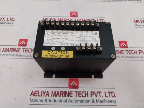 Toyo Keiki 3 Phase Watt Transducer - Eg-3At-sd