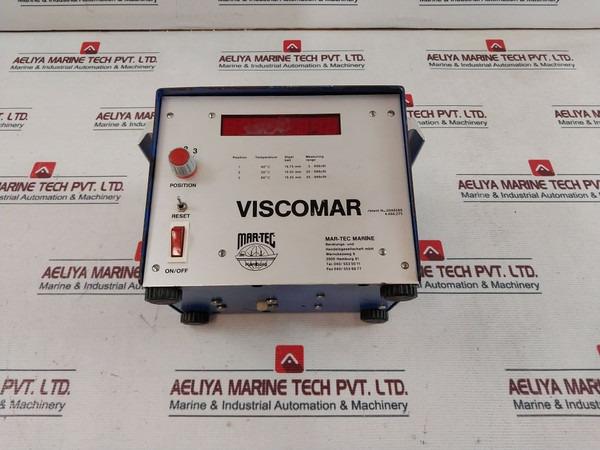 Mar-tec Viscomar Industrial Test Equipment Viscometer (Not Working)
