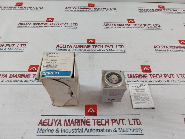Lot Of 4X Omron H3Cr-a Solid State Timer 24-48 Vac 50/60Hz