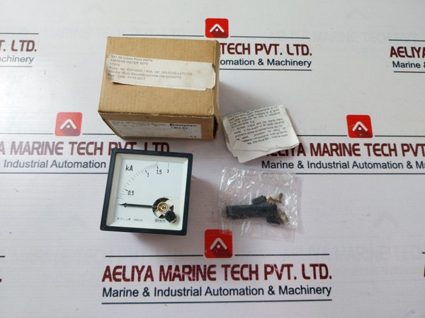 Analog Panel Ammeter Crompton Instruments 243-022G-lstc-c5