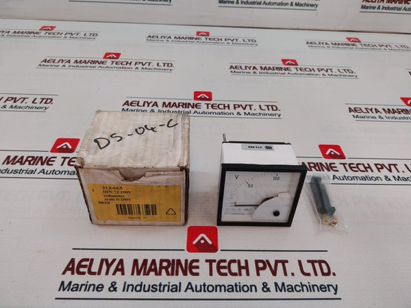 Hobut 313-665 Meter Panel Analog Voltmeter 72X72 Mm Din 61414