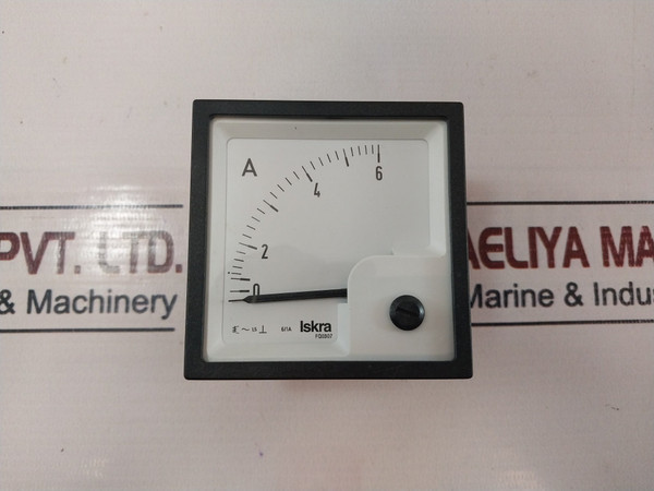 Iskra Fq0307 Analog Ammeter 0-6 A 300V Max
