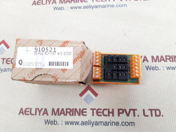Weidmuller RS-KU2 Relay/Skt without Diode 910521-67-120031