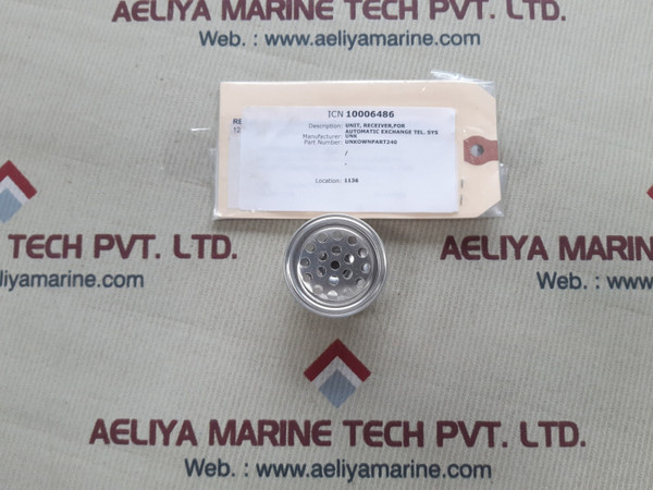Unknown unit receiver for auto exchange, tel.sys, ICN 10006486.
