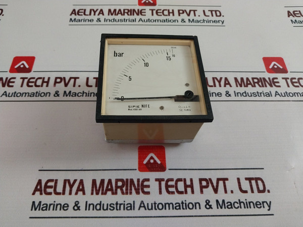 S.I.P.I.E. 0-16 Bar Panel Meter 4-20 Ma