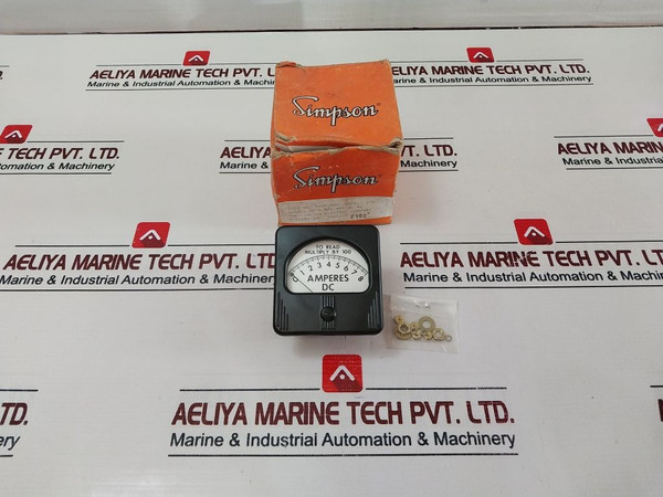 Simpson M-10485-5 Panel Meter 27A