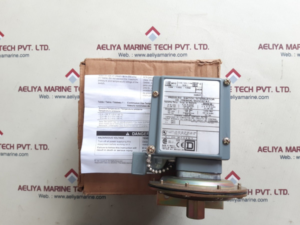 Square-d 9012 Gaw-1 Industrial Pressure Switch Series C