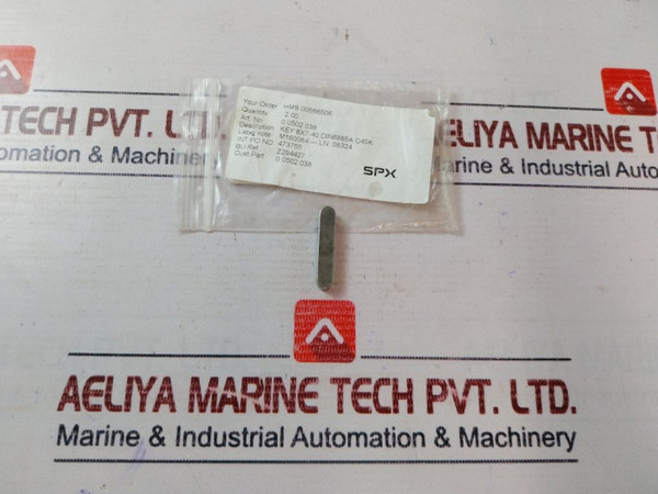 Coupling Key Johnson Din6885A - Johnson - Spx