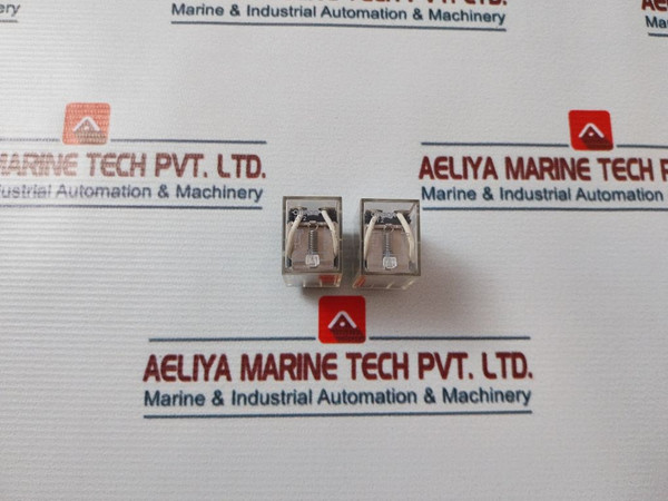 Lot Of 2X Omron Ly2 Relay 100/110 Vac