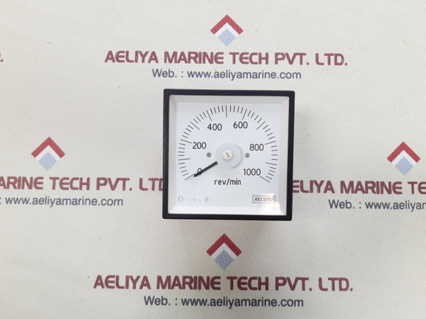 Analog meter by Record 0-1000 rev/min, 0/6 vdc range, 365 gm