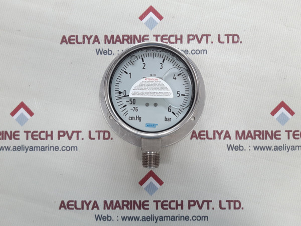 Wika 316 stainless steel tube & connection - Swiss movement