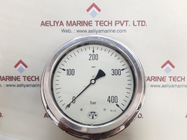 Kl.1,0 gauge 0-400bar by a.s clausen, Norway