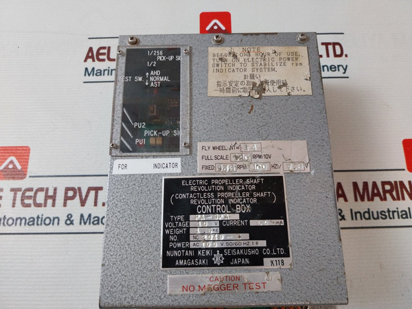 Nunotani Keiki Pa-spa Electric Propeller Shaft Revolution Indicator Control Box