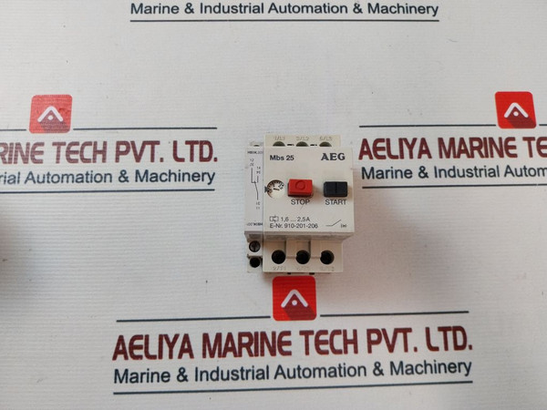 Aeg Mbs 25 Motor Circuit Breaker 2.5A 600V Ac